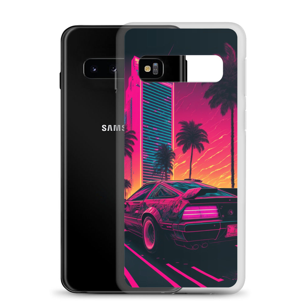 Samsung Case - Synthwave City Streets