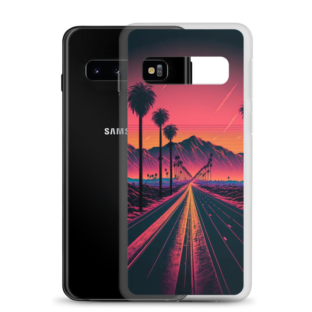 Samsung Case - Synthwave Desert Highway