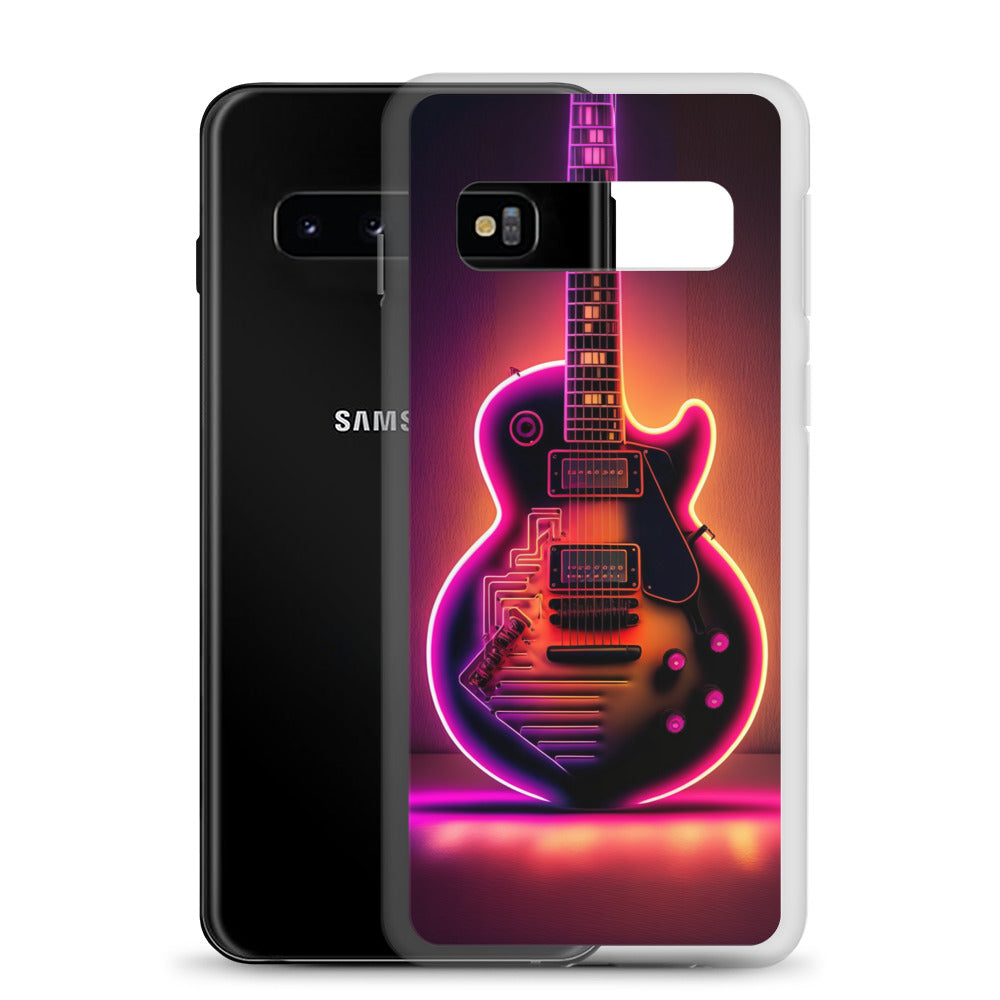 Samsung Case - Synthwave Electric Guitar