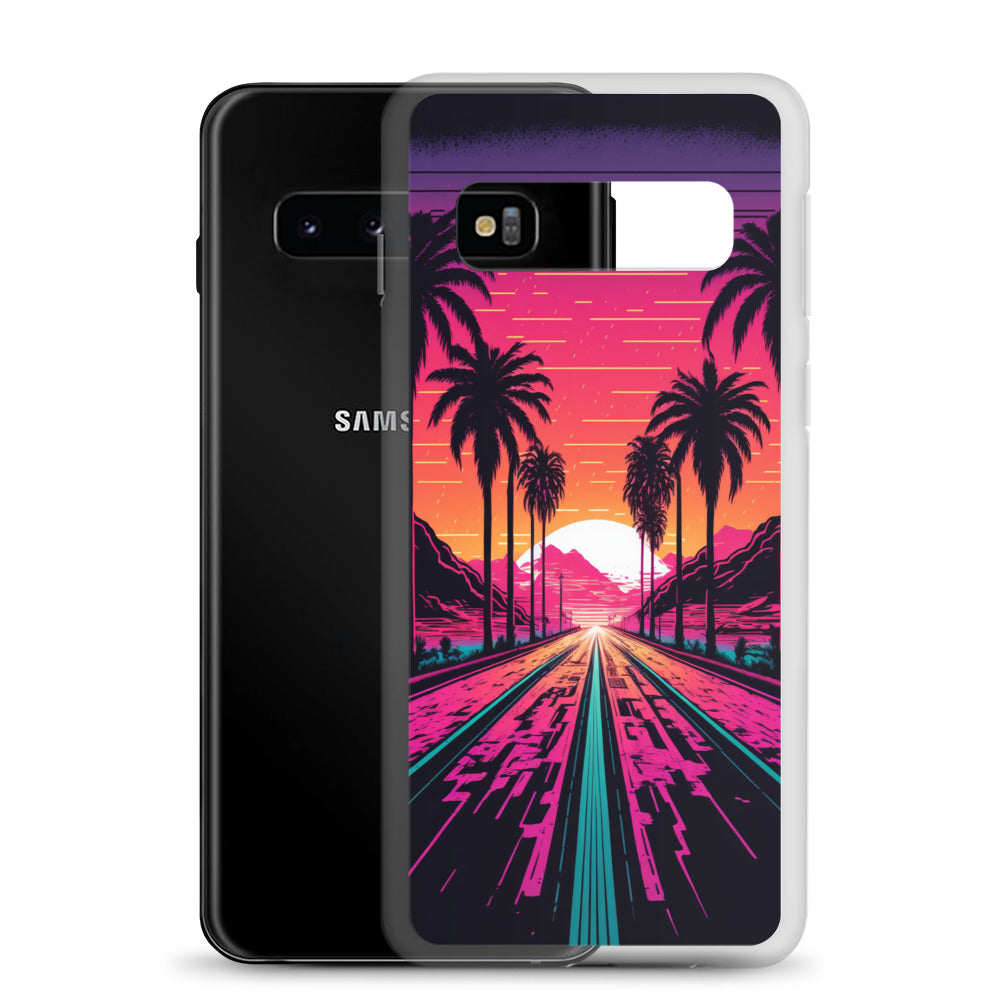 Samsung Case - Synthwave Digital Highway