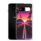 Samsung Case - Synthwave Mountain Sunset Highway