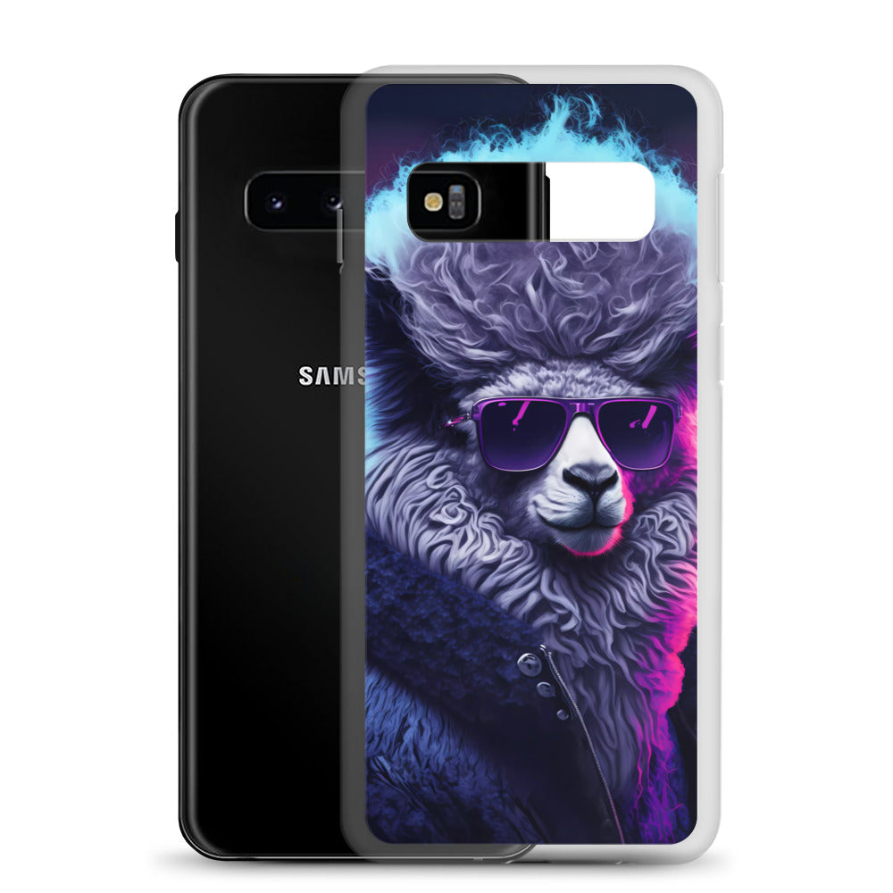 Samsung Case - Synthwave Punk Llama