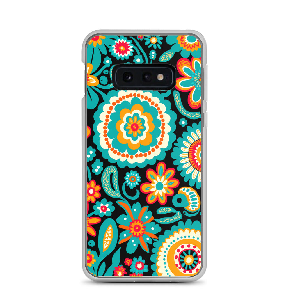 Samsung Case - Turquoise Floral