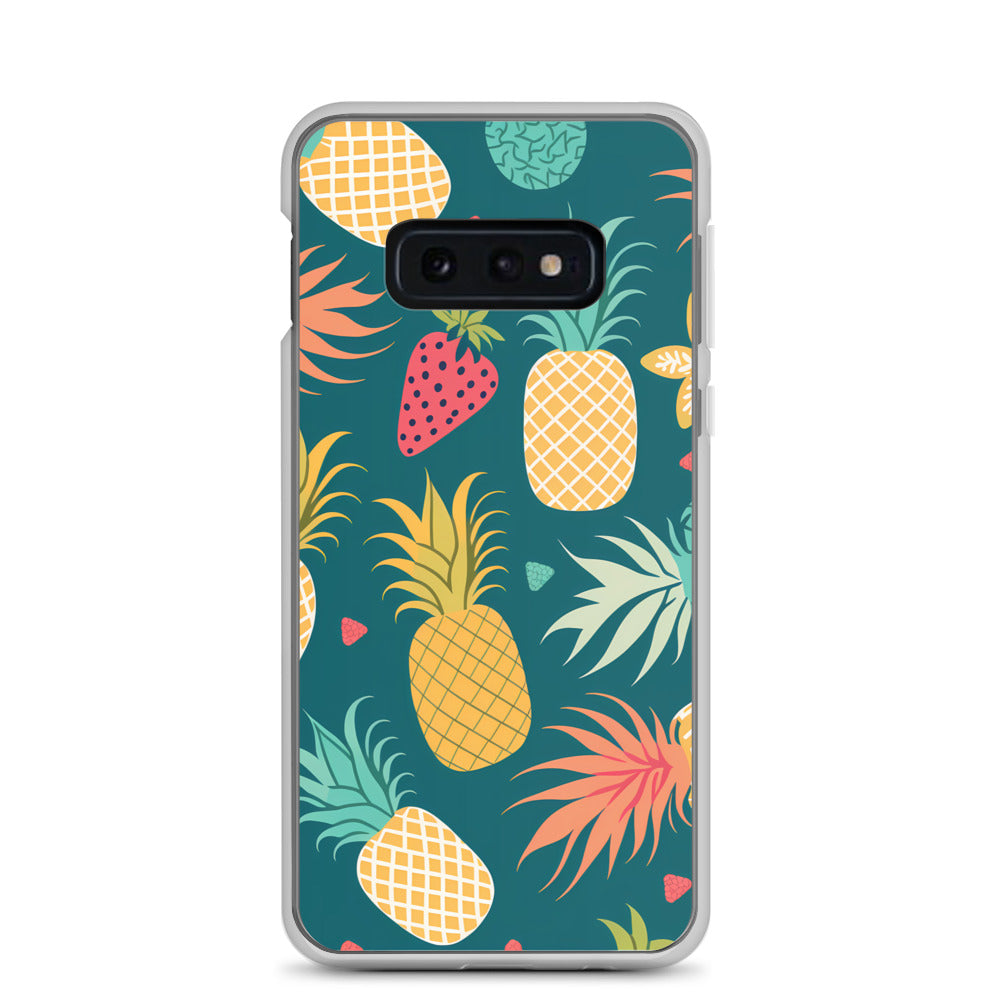 Samsung Case - Pineapples on Aqua