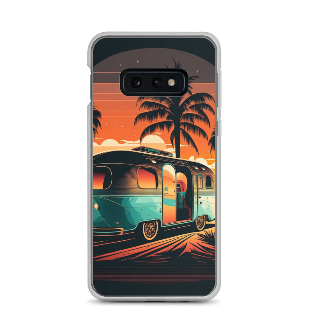 Samsung Case - Turquoise Camper at Beach Sunset