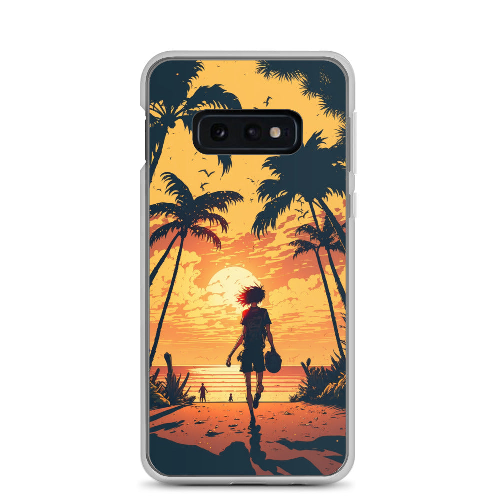 Samsung Case - Sunset Beachgoer