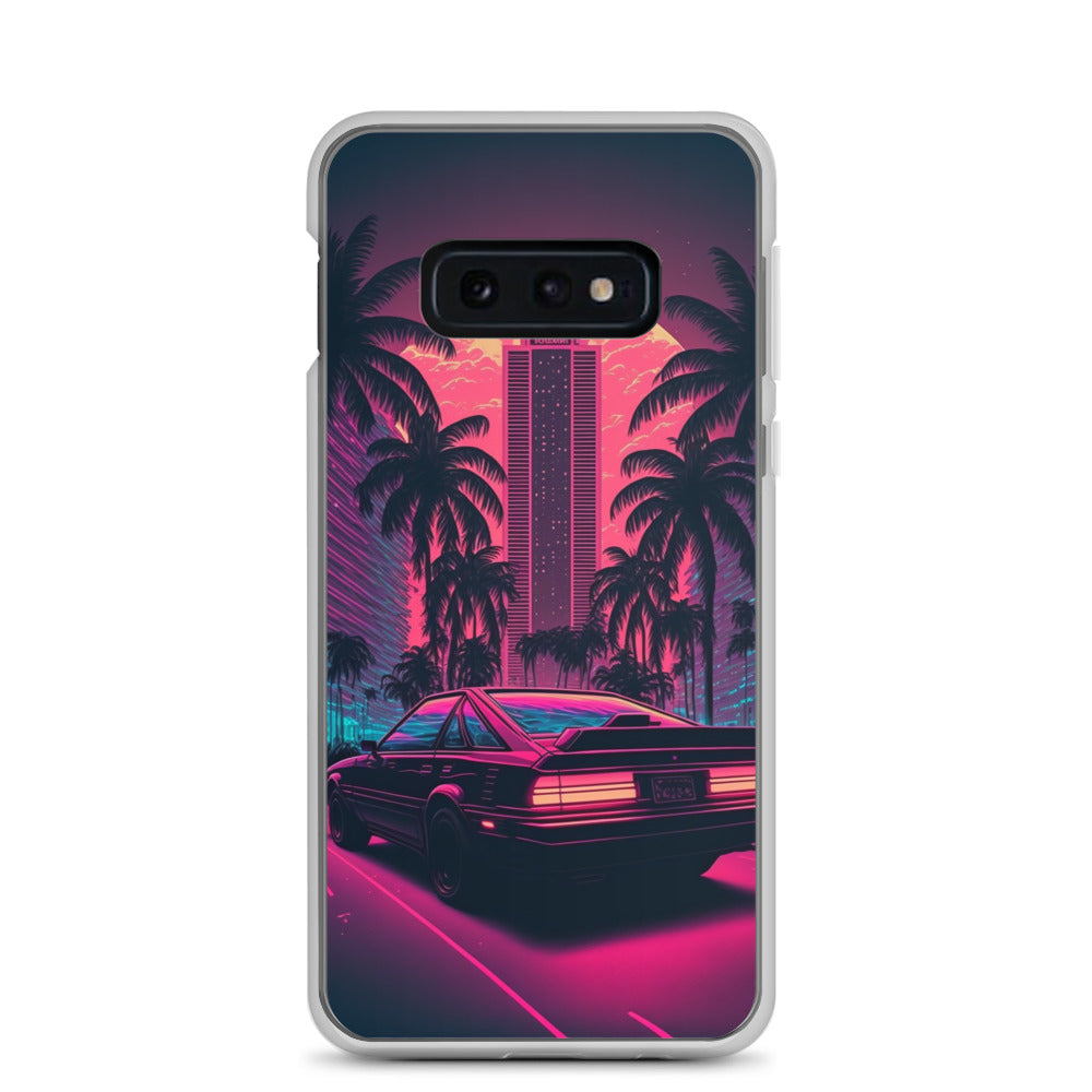 Samsung Case - Synthwave Miami Night