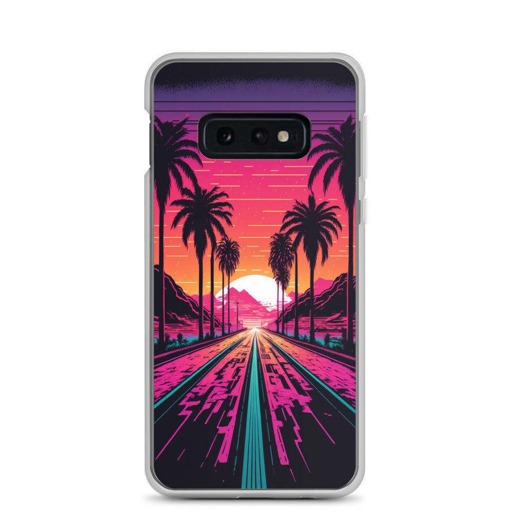 Samsung Case - Synthwave Digital Highway