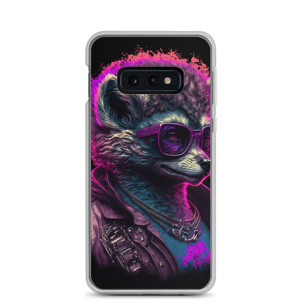 Samsung Case - Synthwave Leather Llama