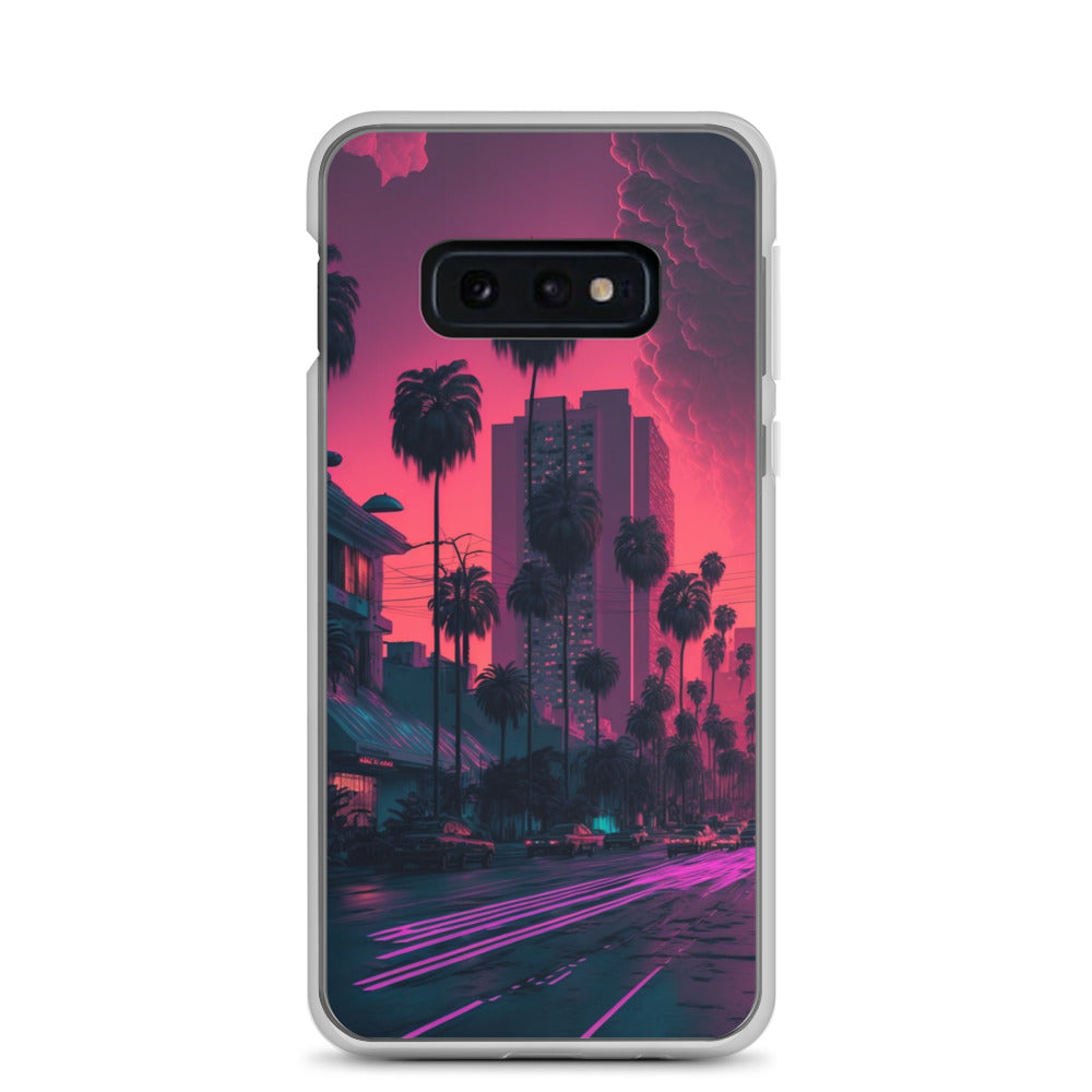 Samsung Case - Synthwave Miami Street
