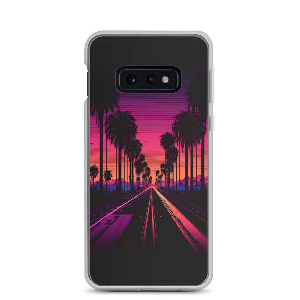 Samsung Case - Synthwave Palm Highway