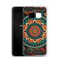 Samsung Case - Orange and Turquoise Mandala