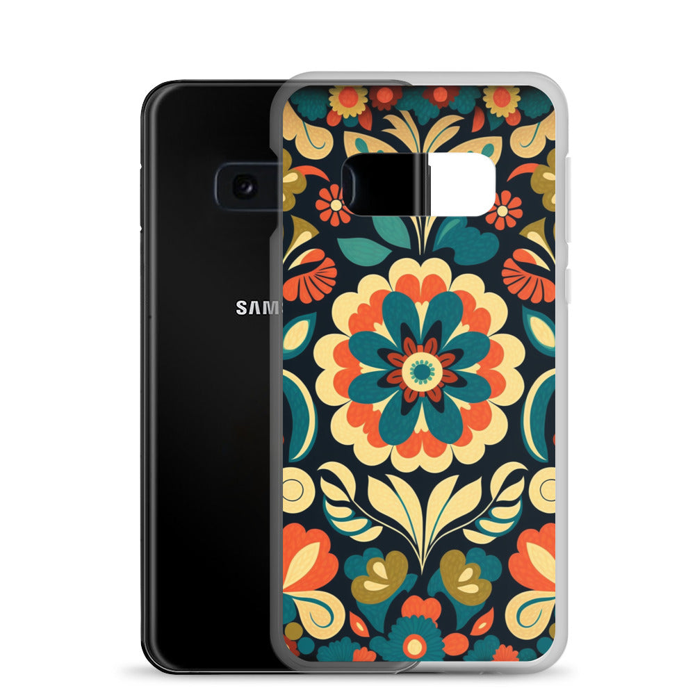 Samsung Case - Bright Floral Pattern