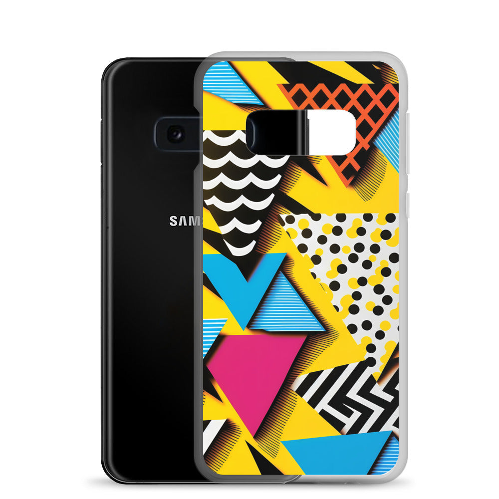 Samsung Case - Bright 80s Pattern