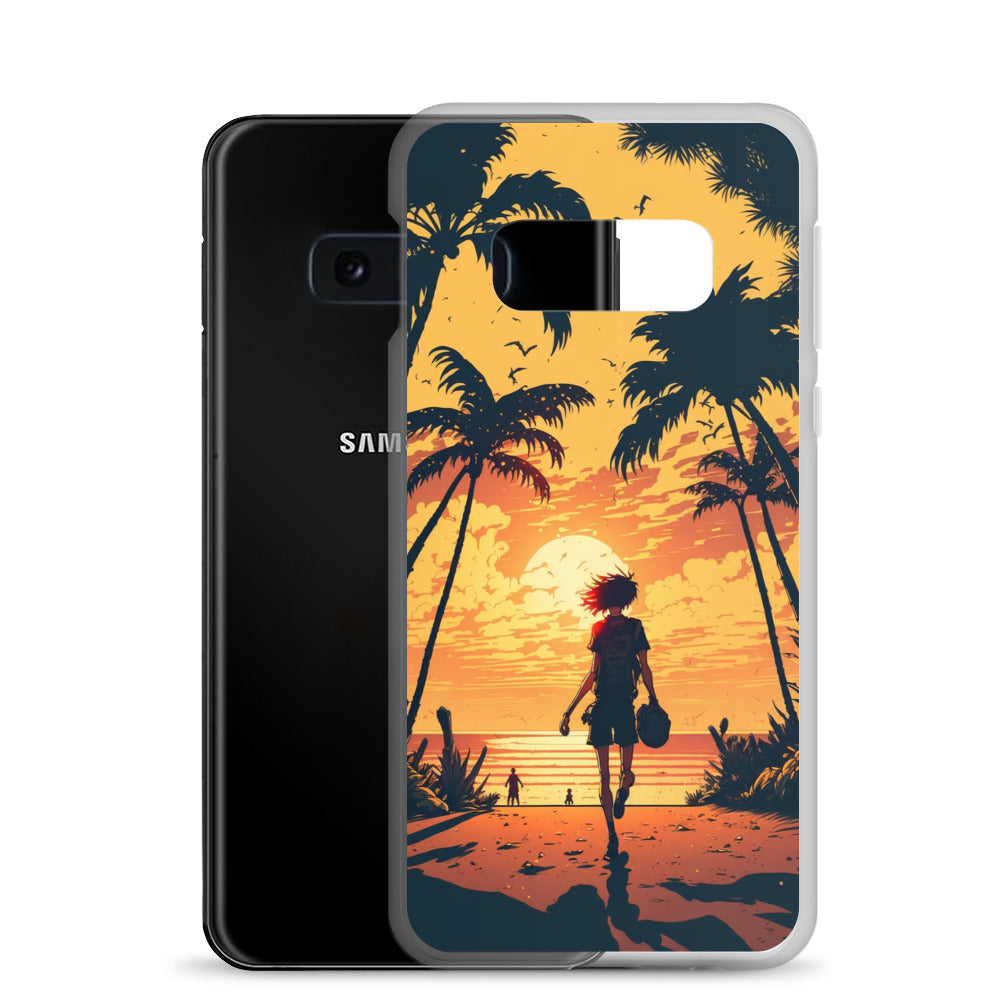 Samsung Case - Sunset Beachgoer