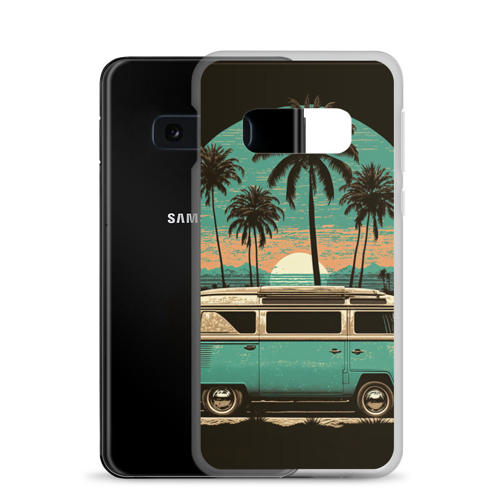 Samsung Case - Teal Beach Camper