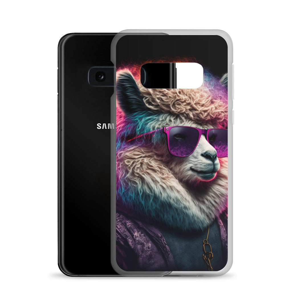 Samsung Case - Synthwave Cool Llama