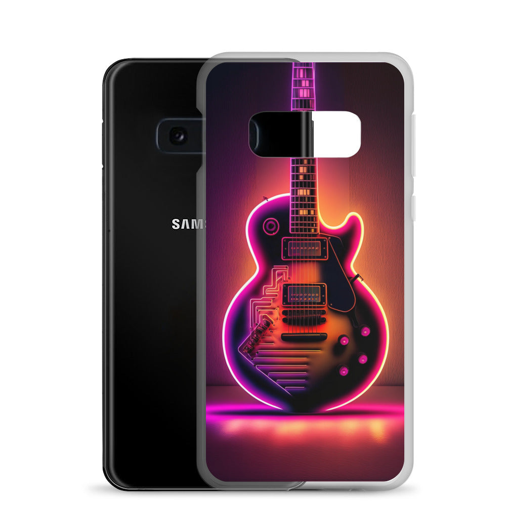 Samsung Case - Synthwave Electric Guitar