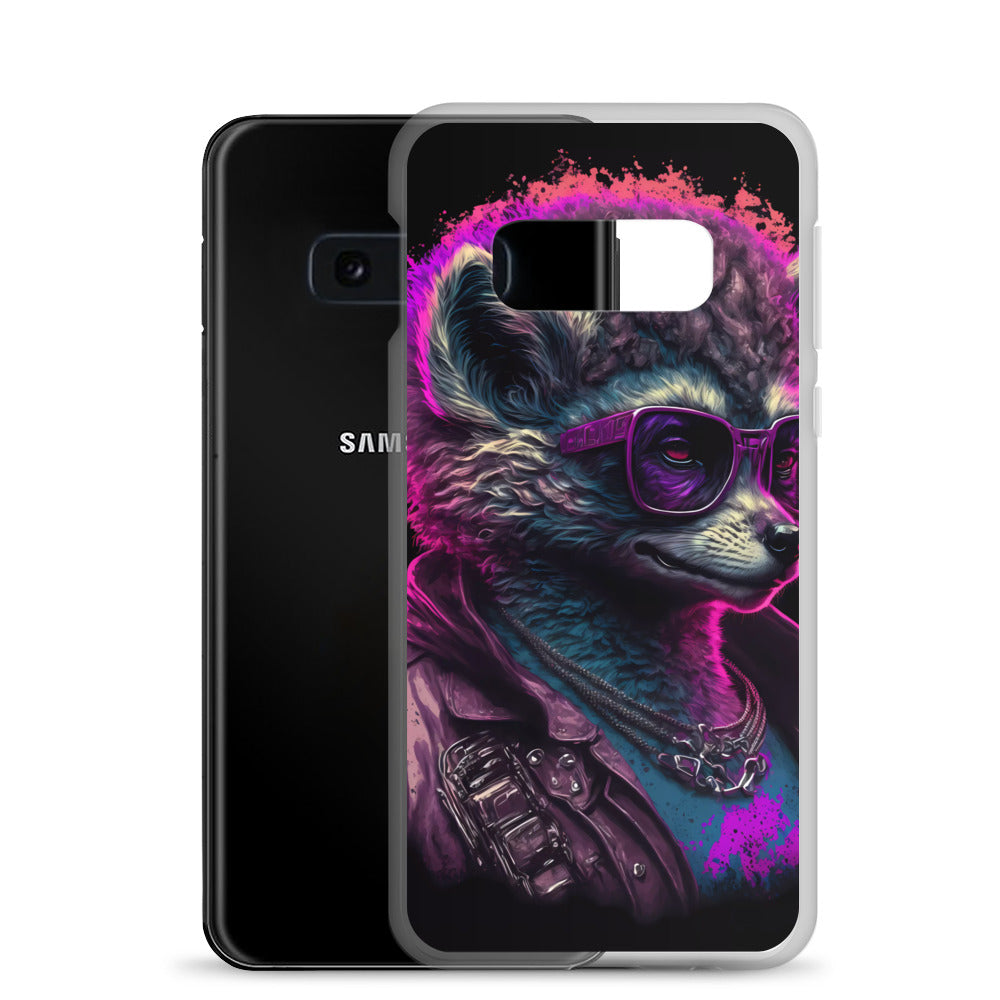 Samsung Case - Synthwave Leather Llama