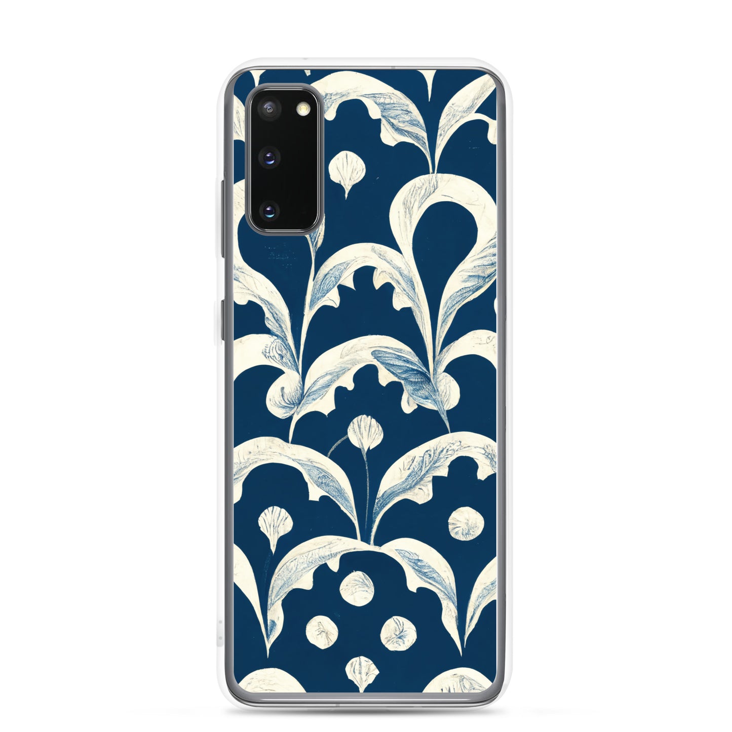 Samsung Case - Leaves on Blue