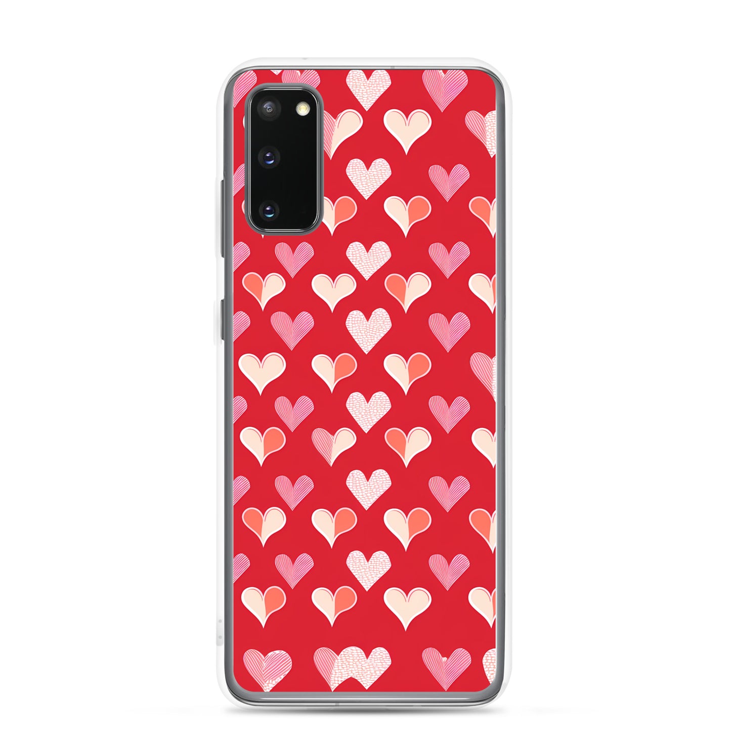 Samsung Case - Red and Pink Hearts