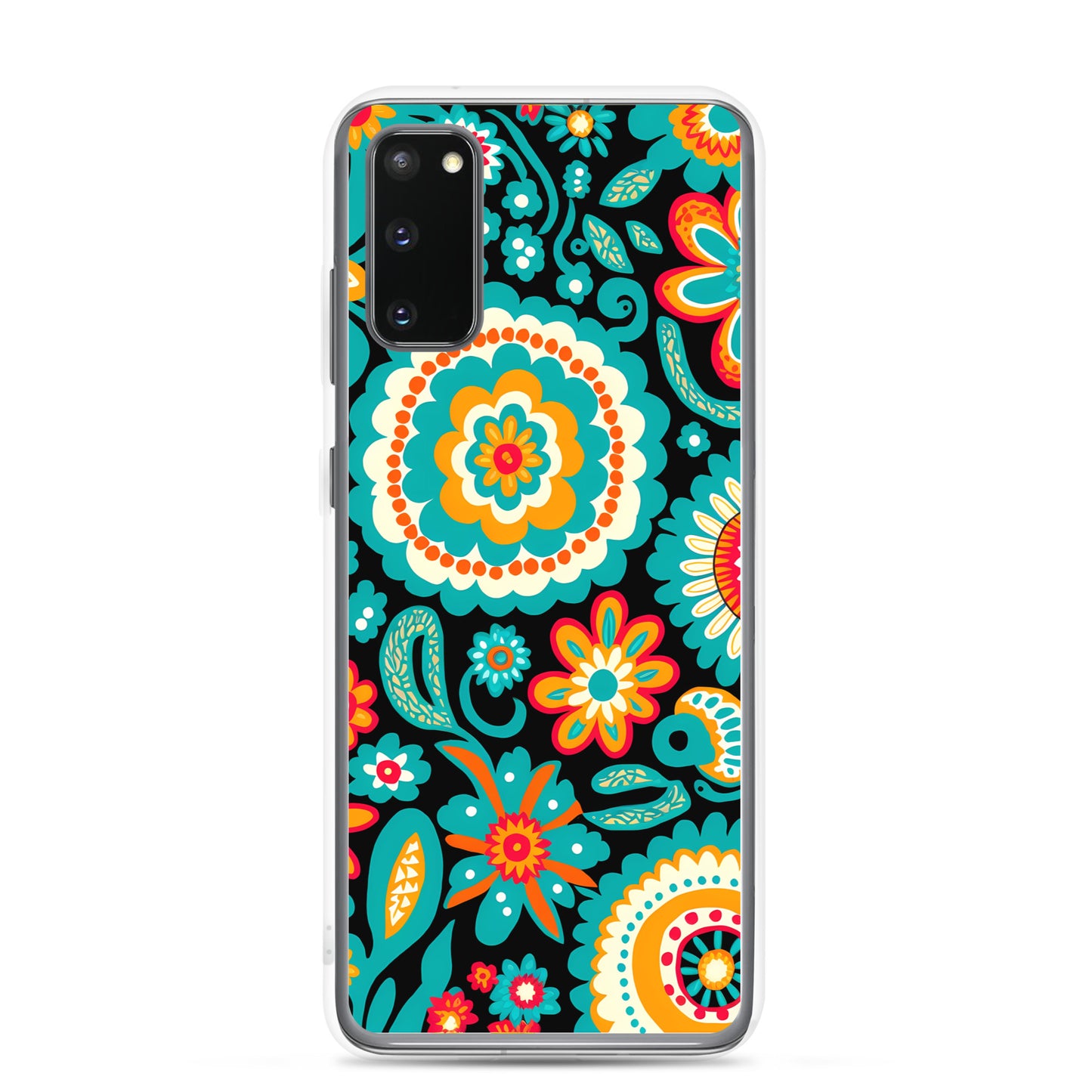 Samsung Case - Turquoise Floral