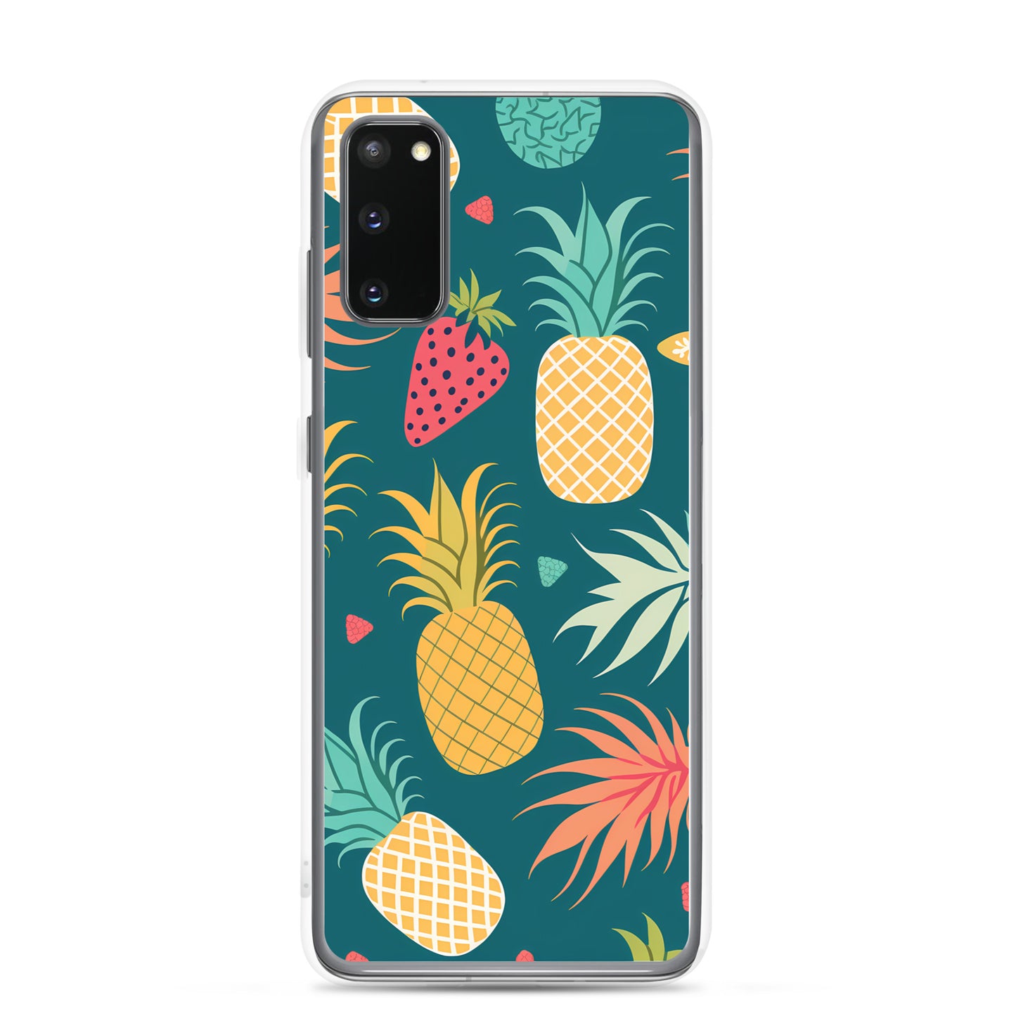 Samsung Case - Pineapples on Aqua