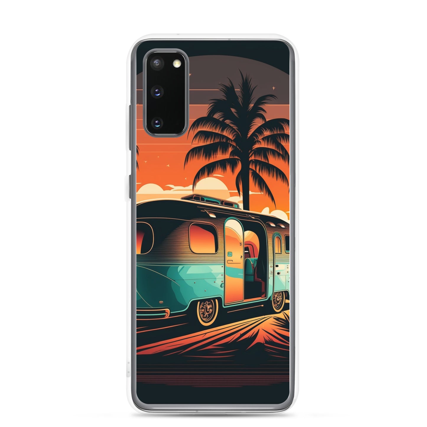 Samsung Case - Turquoise Camper at Beach Sunset