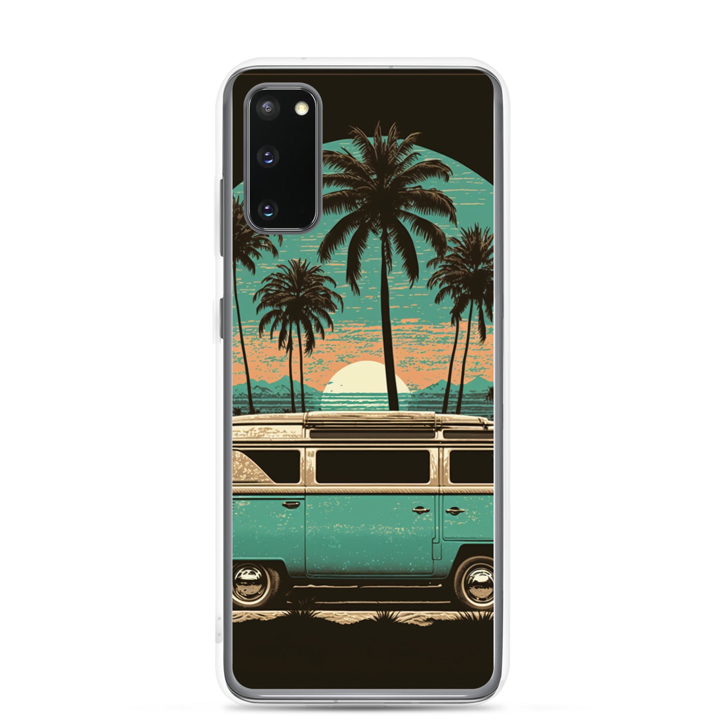 Samsung Case - Teal Beach Camper