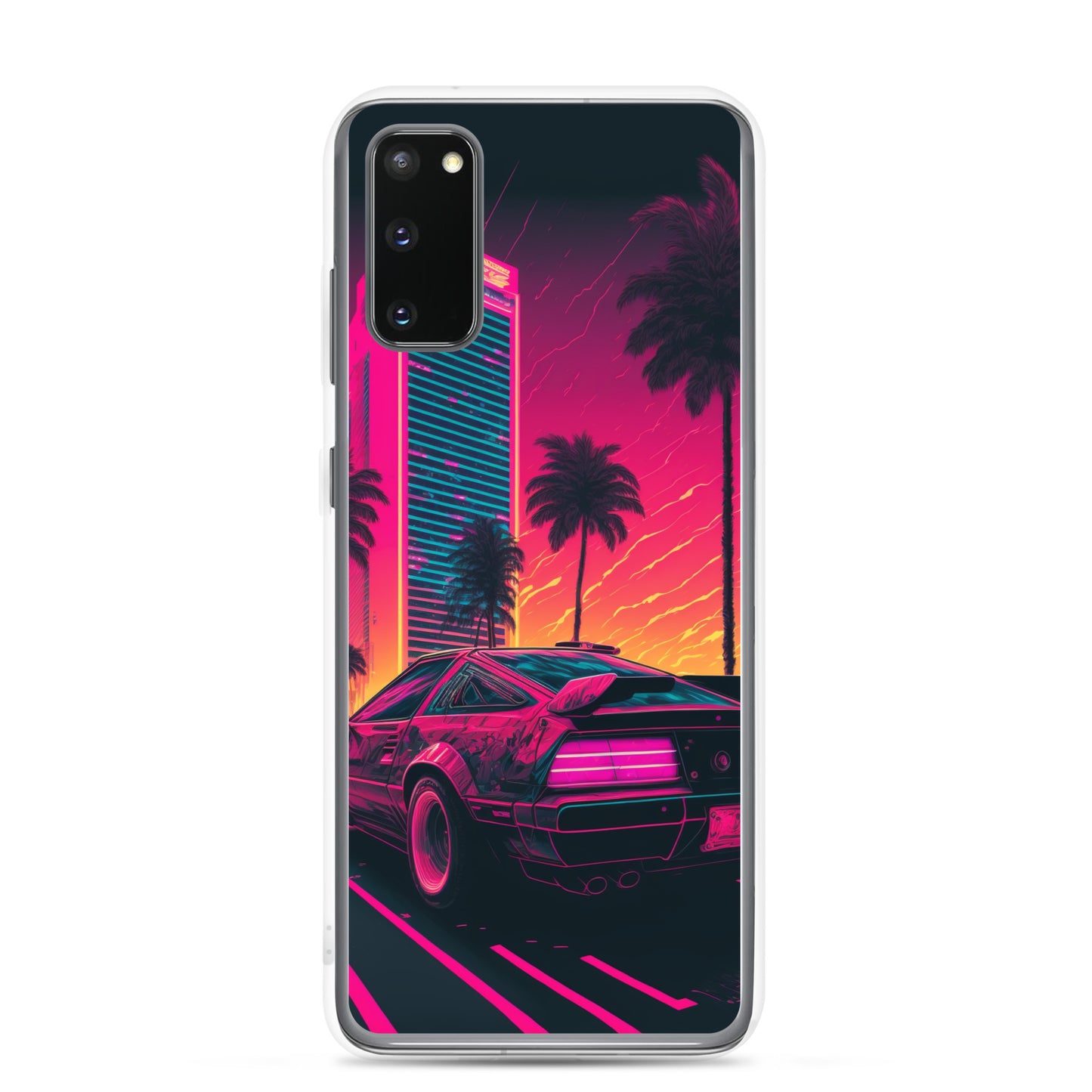 Samsung Case - Synthwave City Streets