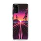 Samsung Case - Synthwave Mountain Sunset Highway