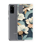 Samsung Case - Floral on Muted Blues