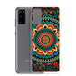 Samsung Case - Orange and Turquoise Mandala