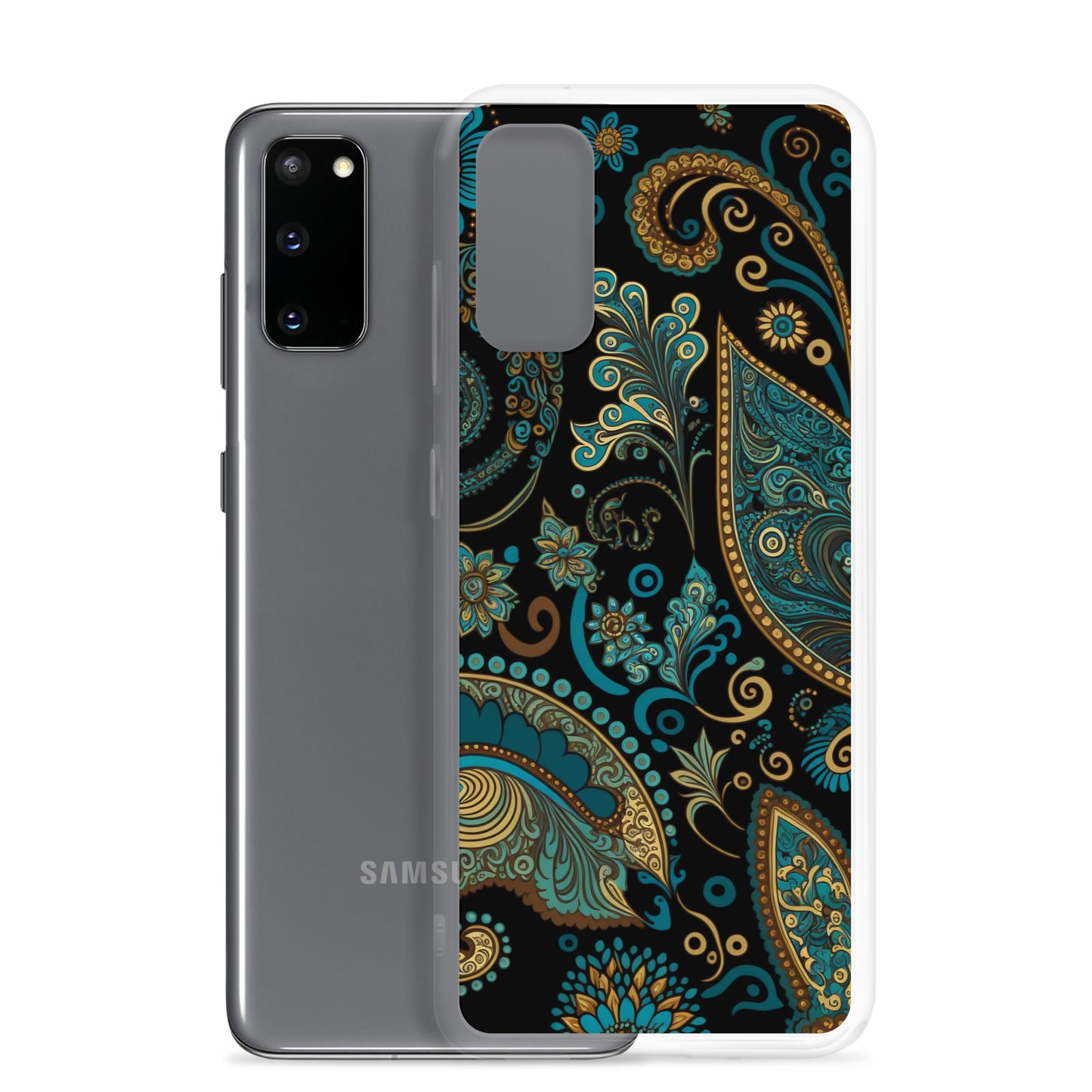 Samsung Case - Turquoise Paisley