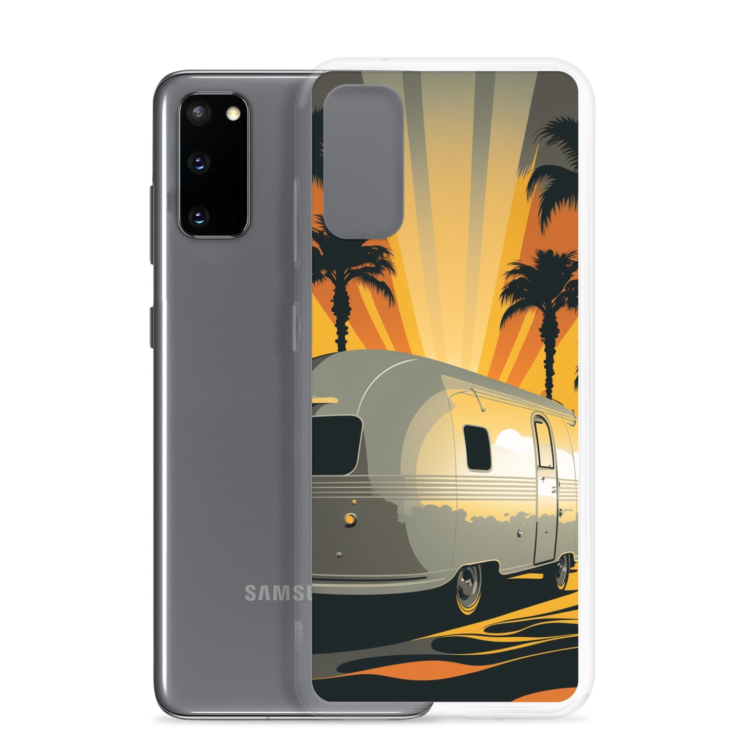 Samsung Case - Sunset Rays and Camper