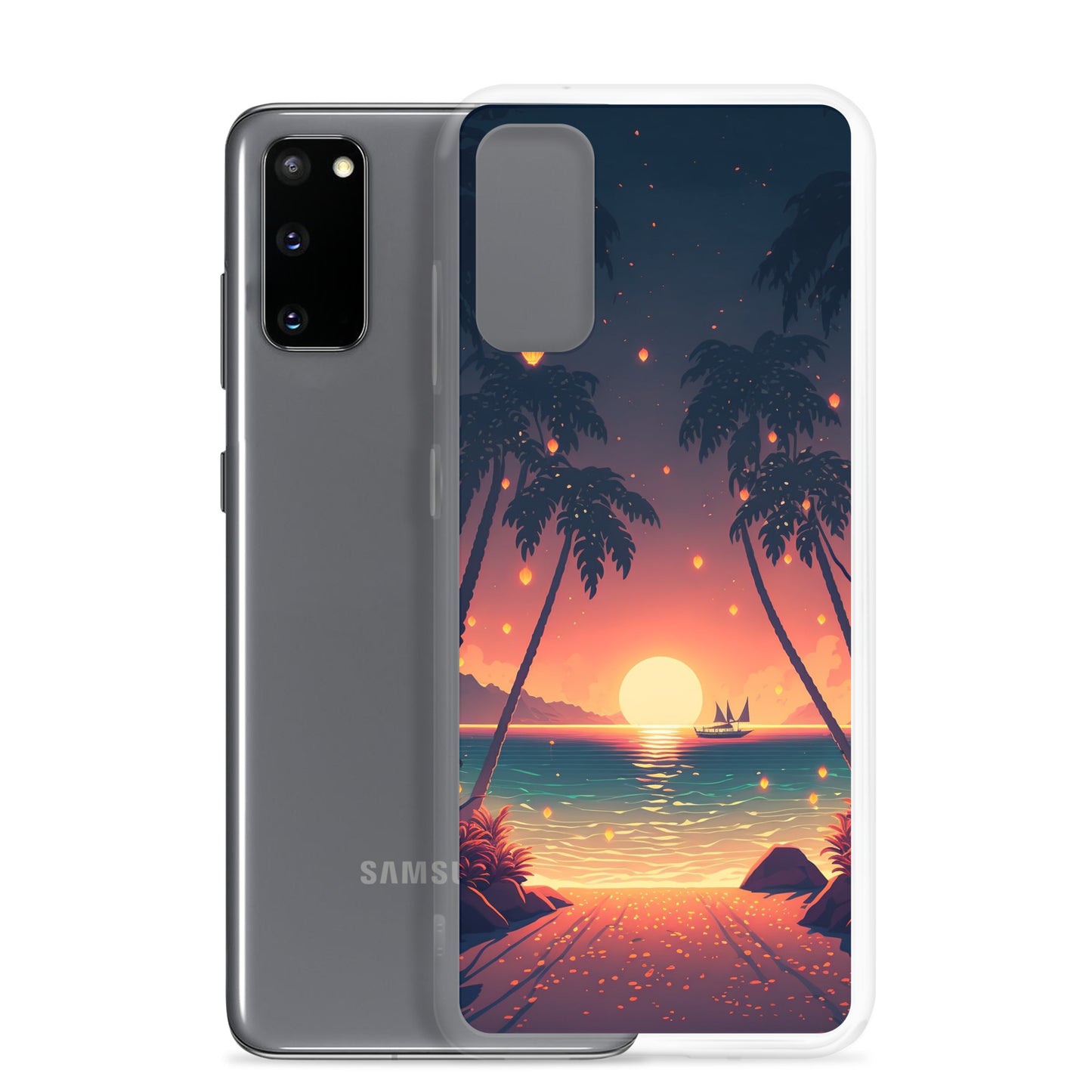 Samsung Case - Dancing Lights at Sunset