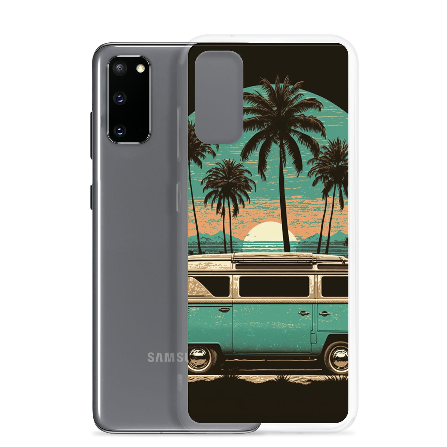 Samsung Case - Teal Beach Camper