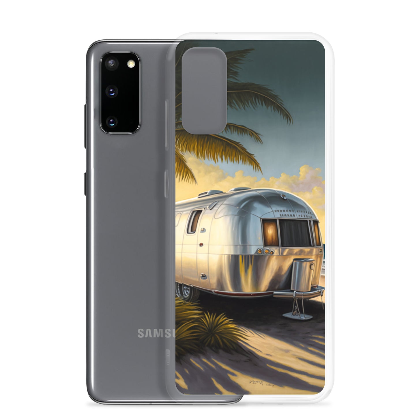 Samsung Case - Chrome Beach Camper