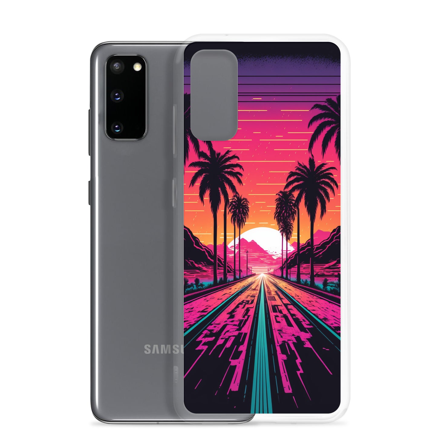 Samsung Case - Synthwave Digital Highway
