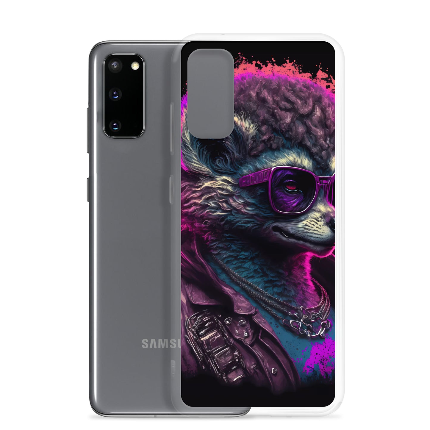 Samsung Case - Synthwave Leather Llama
