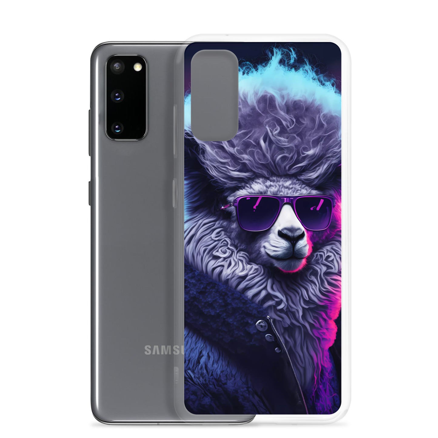 Samsung Case - Synthwave Punk Llama