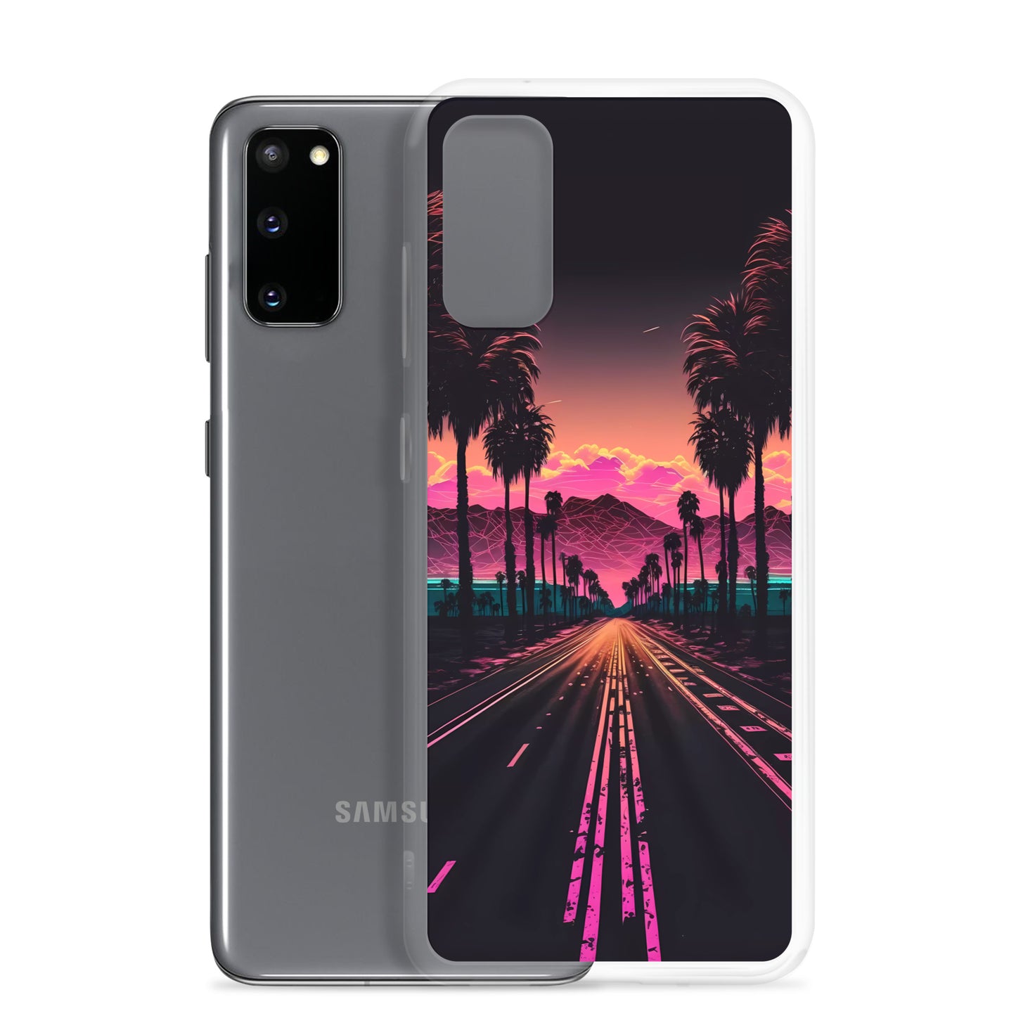 Samsung Case - Synthwave Highway