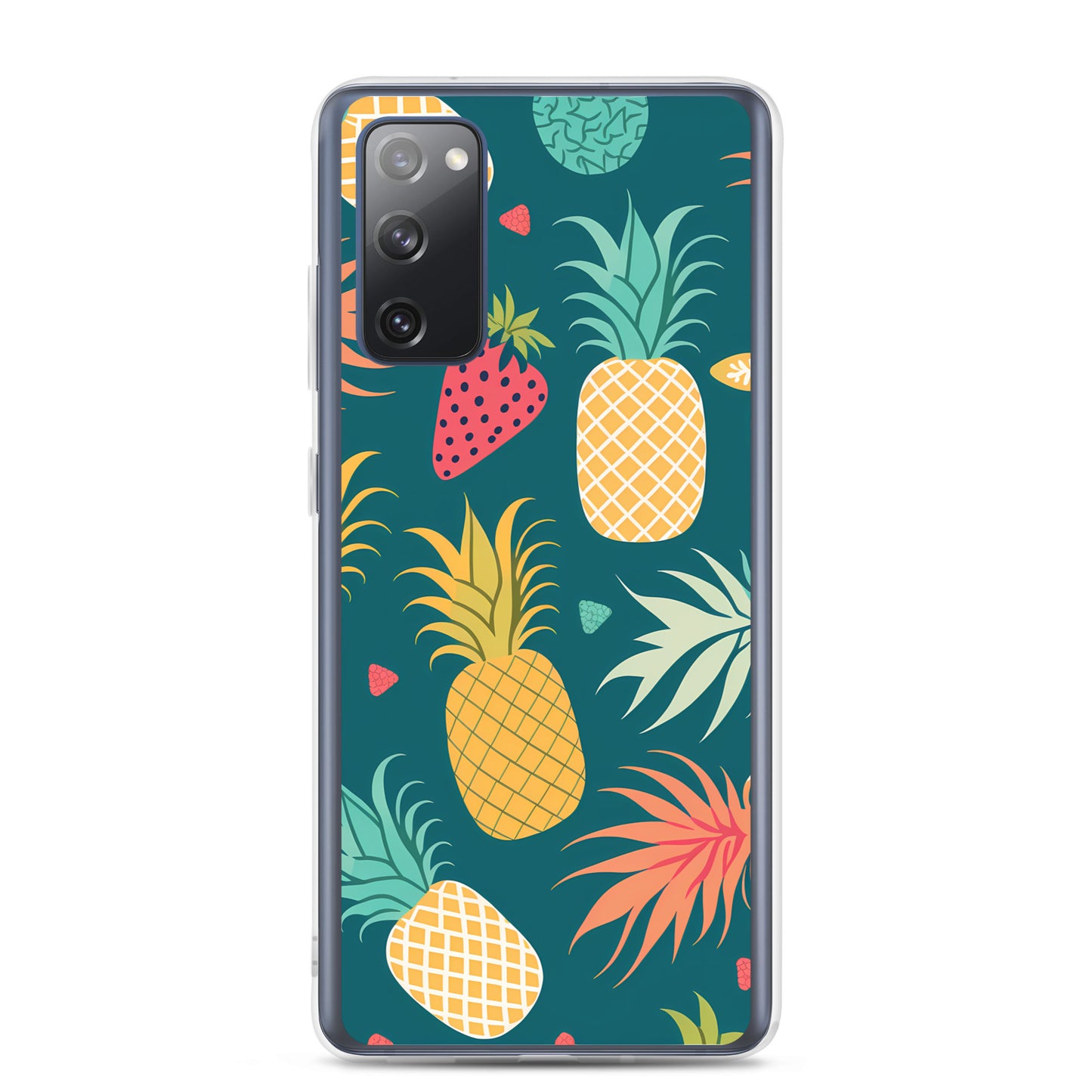 Samsung Case - Pineapples on Aqua