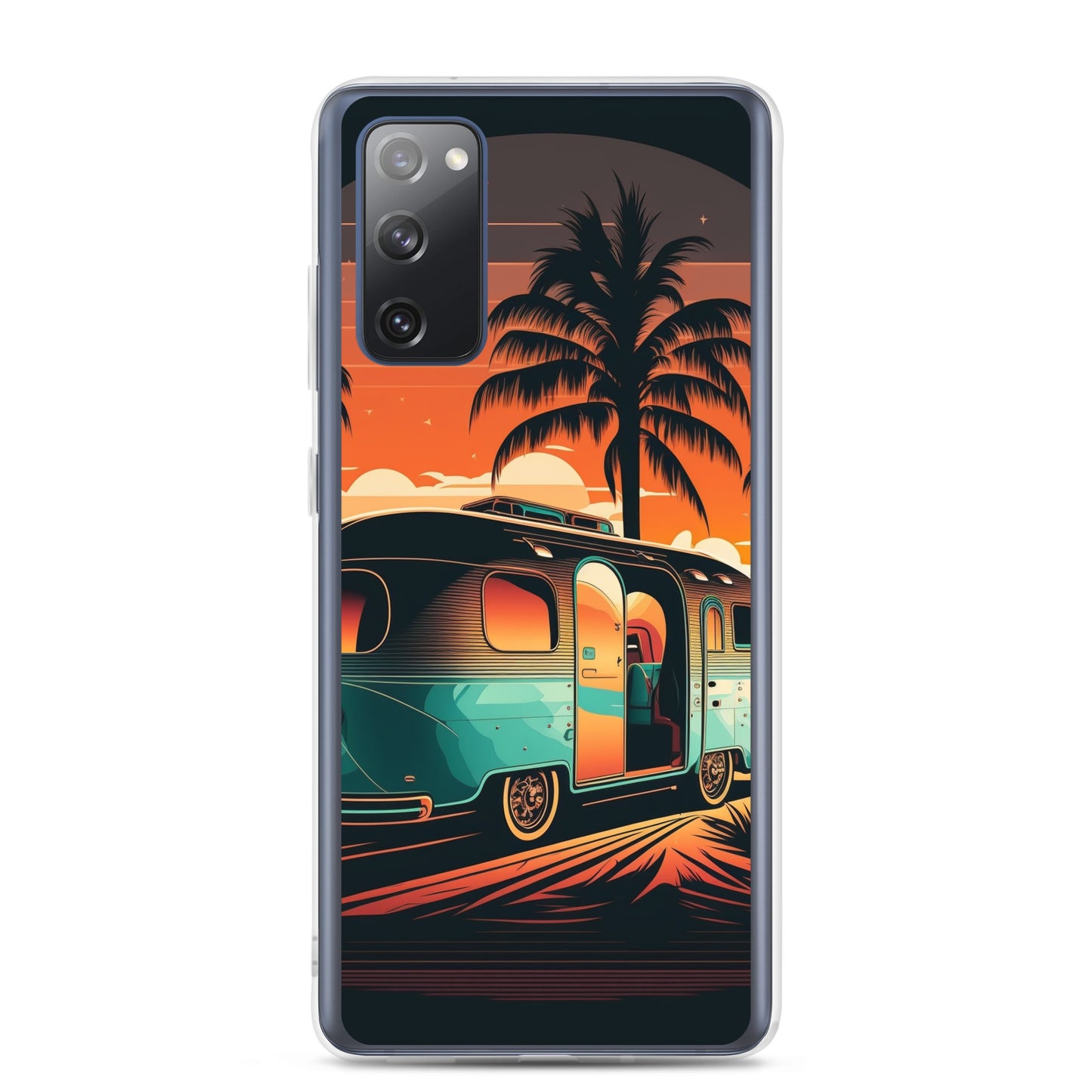 Samsung Case - Turquoise Camper at Beach Sunset