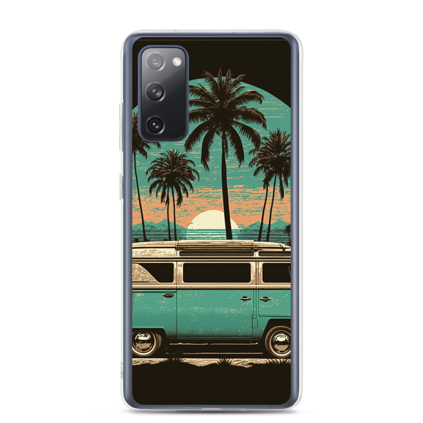 Samsung Case - Teal Beach Camper