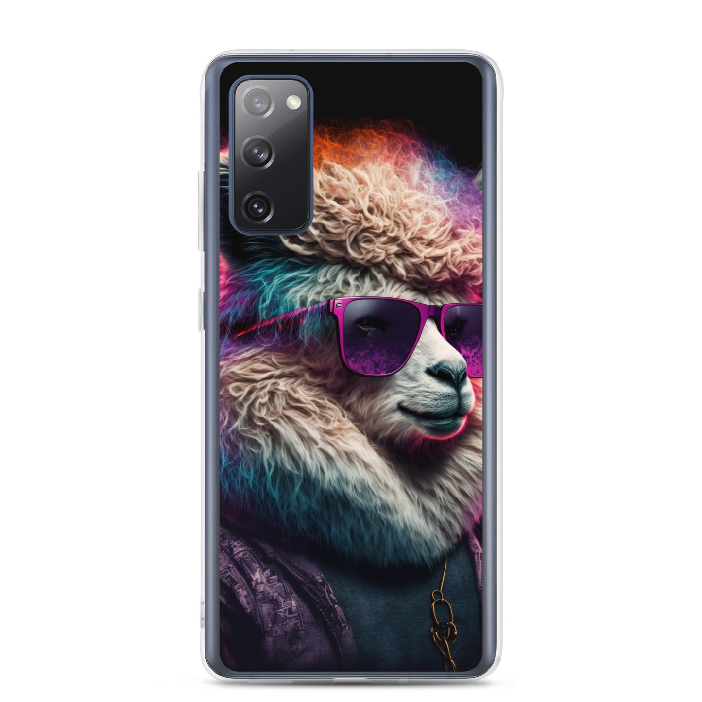 Samsung Case - Synthwave Cool Llama