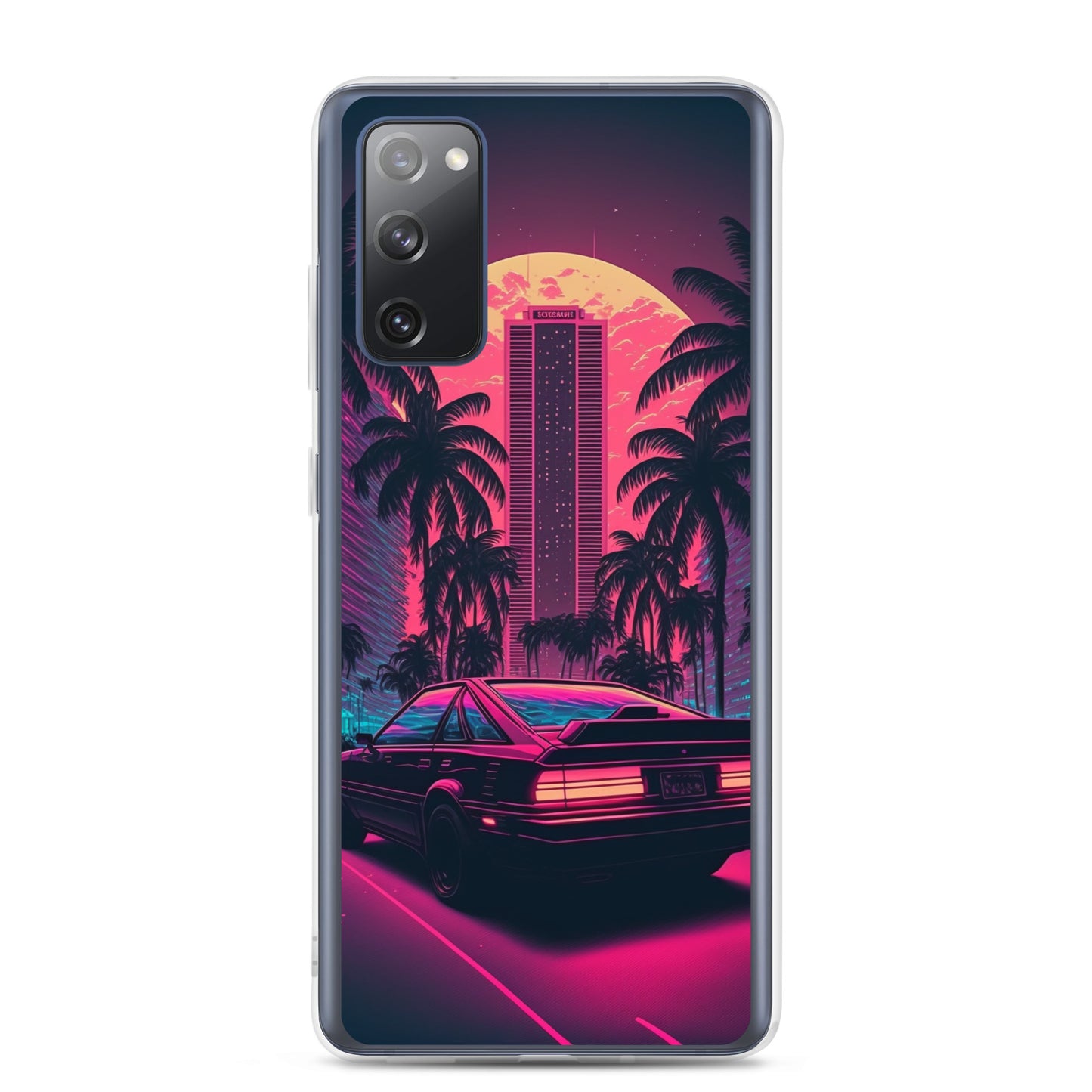 Samsung Case - Synthwave Miami Night