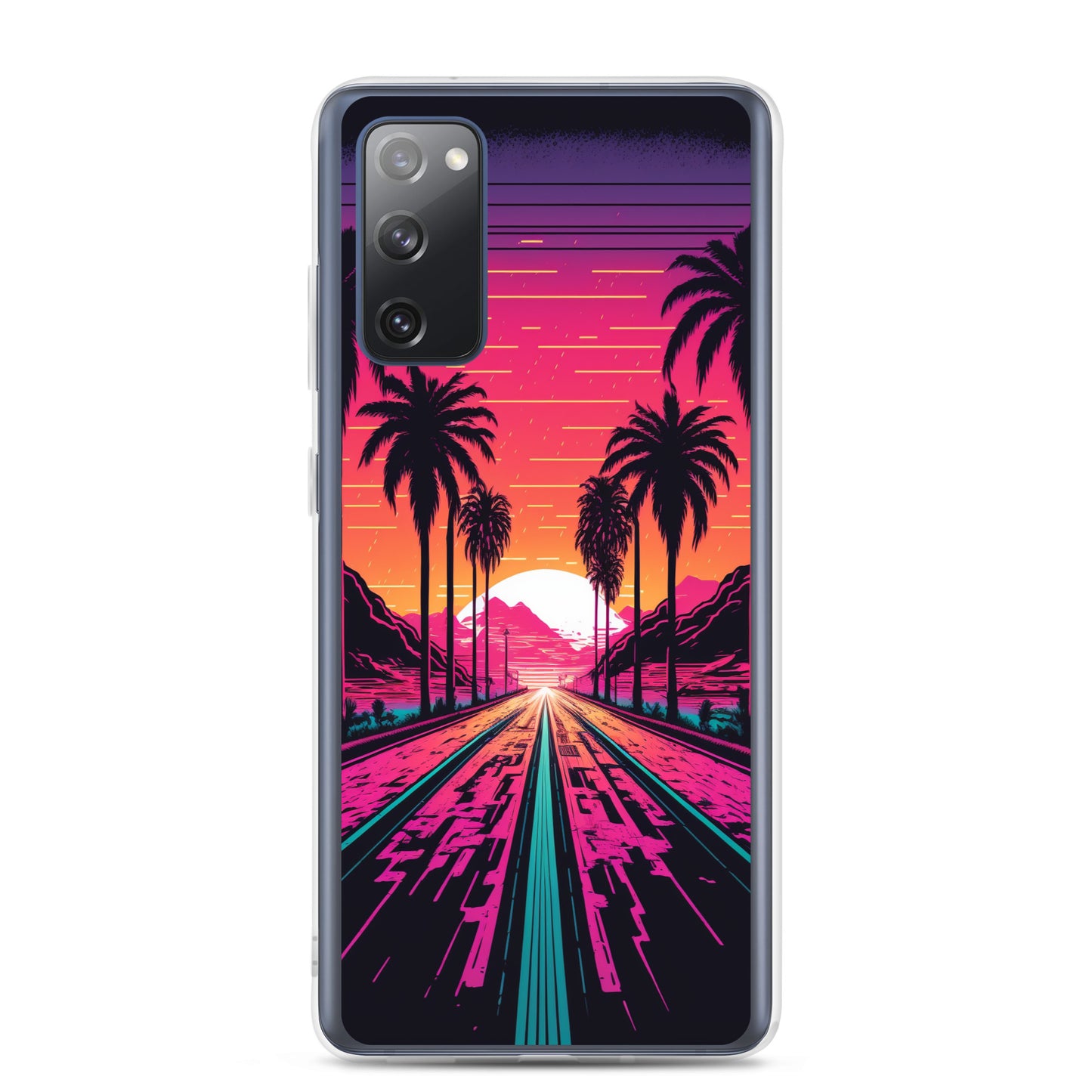 Samsung Case - Synthwave Digital Highway