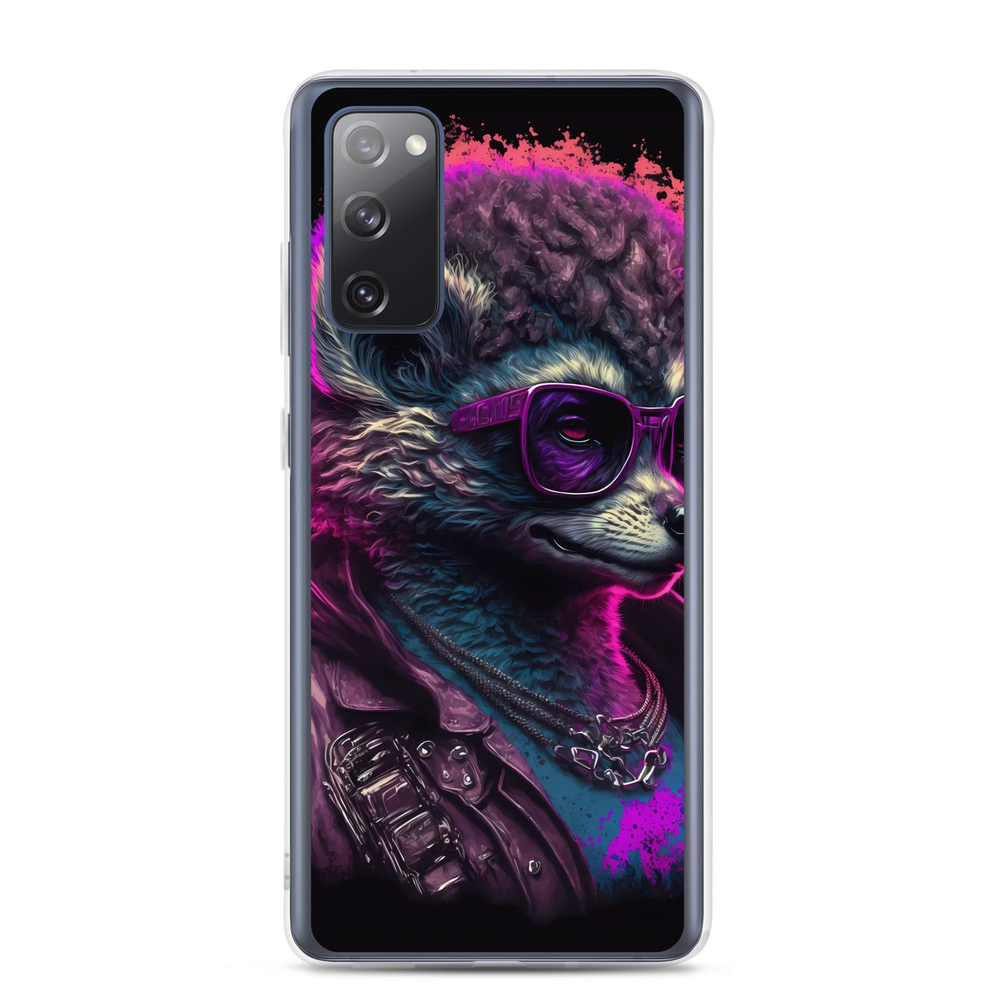 Samsung Case - Synthwave Leather Llama