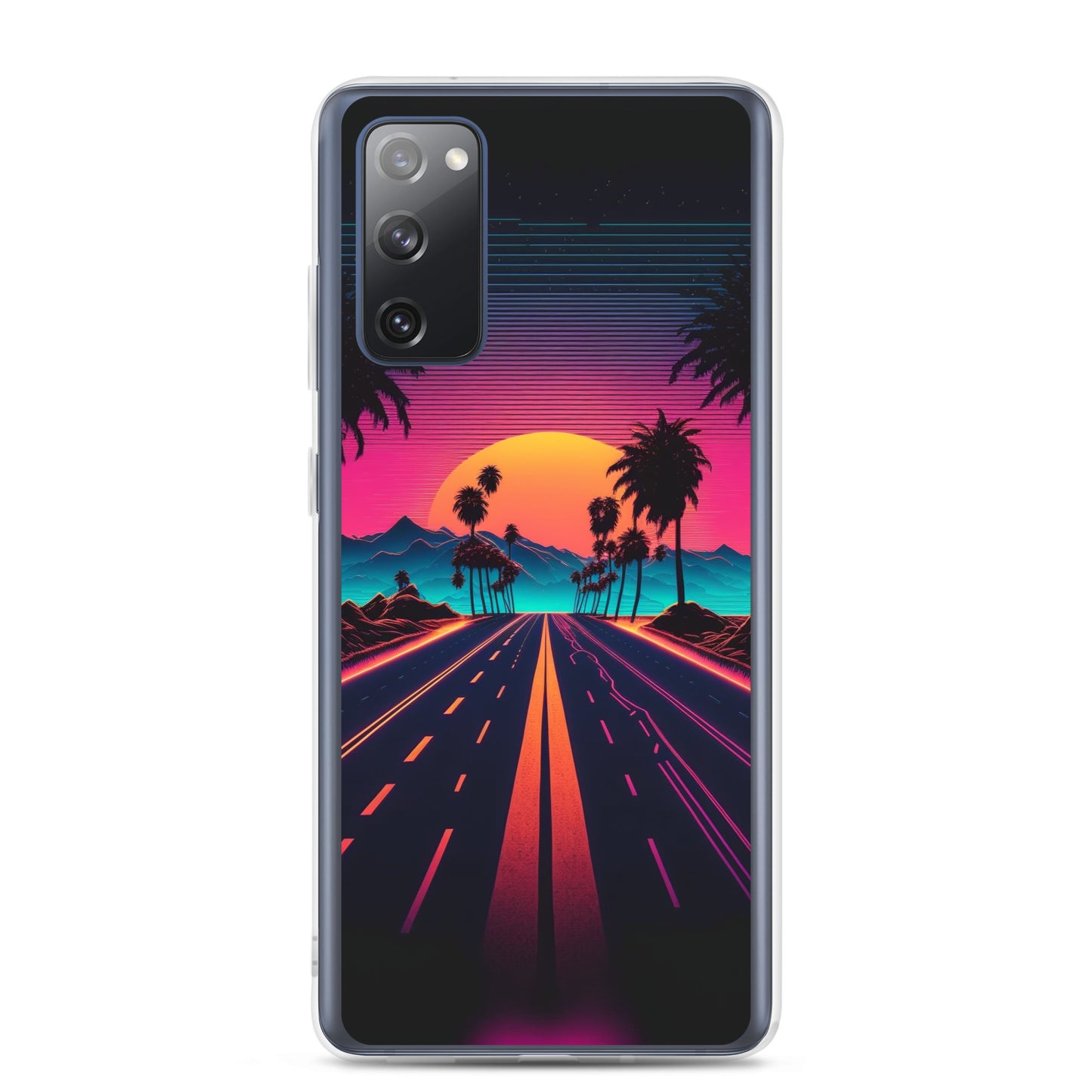 Samsung Case - Synthwave Purple Sunset